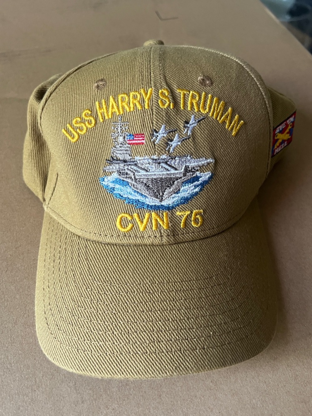 NEW Official USS HARRY S. TRUMAN CVN-75 - U.S NAVY Embroidered Baseball Cap Hat